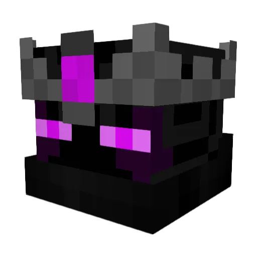 endermine07 Minecraft avatar head, 3D render