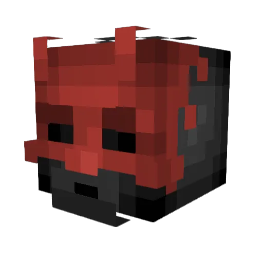 endermite0631 Minecraft avatar head, 3D render