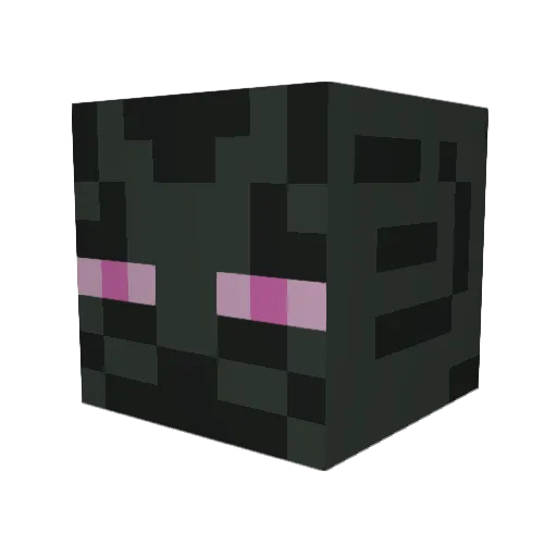 endernano108 Minecraft avatar head, 3D render