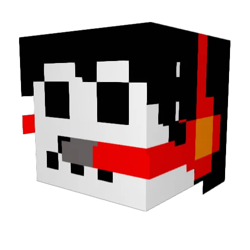 enderplayer45 Minecraft avatar head, 3D render