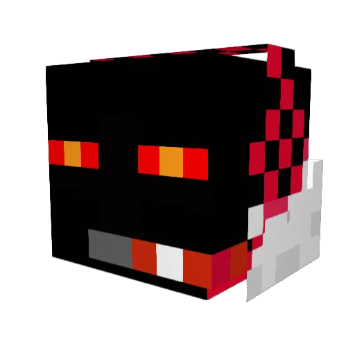 endervin02 Minecraft avatar head, 3D render