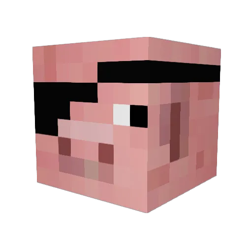 enderwarrior34 Minecraft avatar head, 3D render