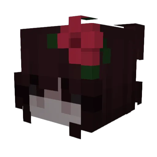 endeshnik Minecraft avatar head, 3D render