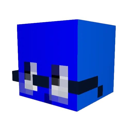 endfiron Minecraft avatar head, 3D render