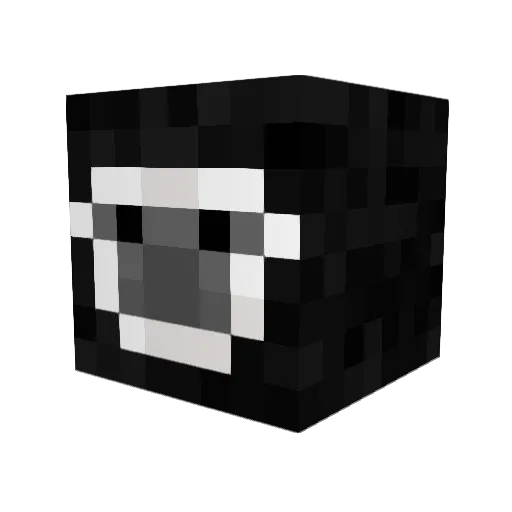 endi44 Minecraft avatar head, 3D render