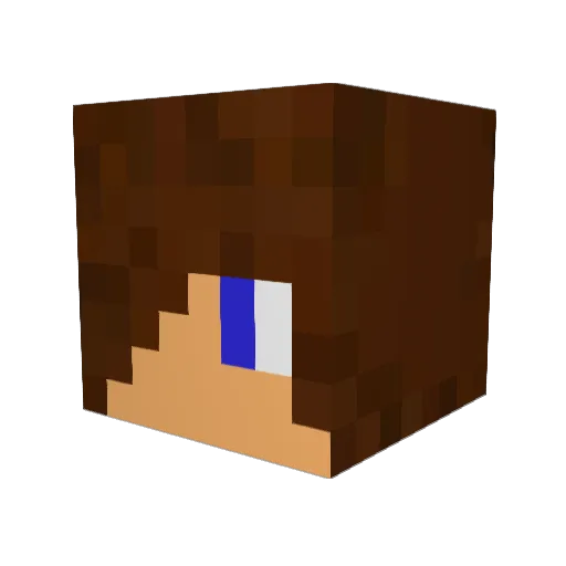 endlessscott Minecraft avatar head, 3D render