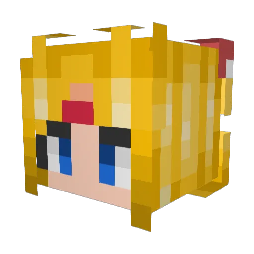 endman1423 Minecraft avatar head, 3D render