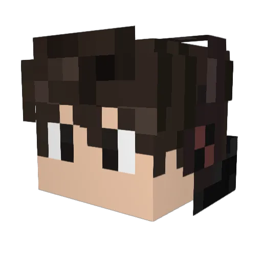 endriu27 Minecraft avatar head, 3D render
