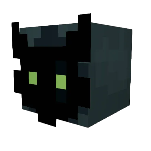 endsouls Minecraft avatar head, 3D render