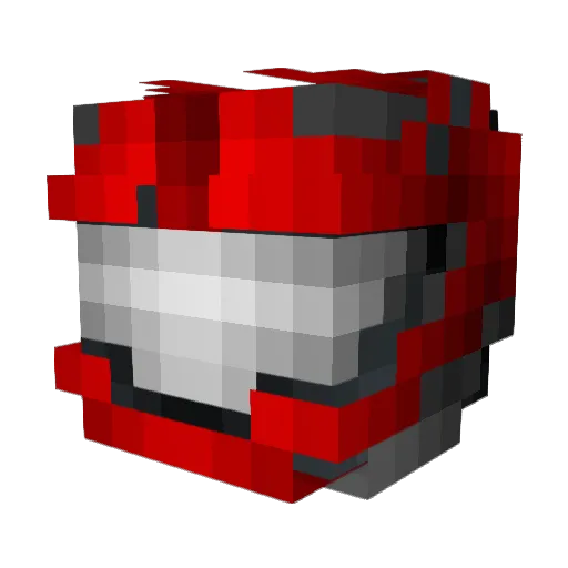 endu711 Minecraft avatar head, 3D render