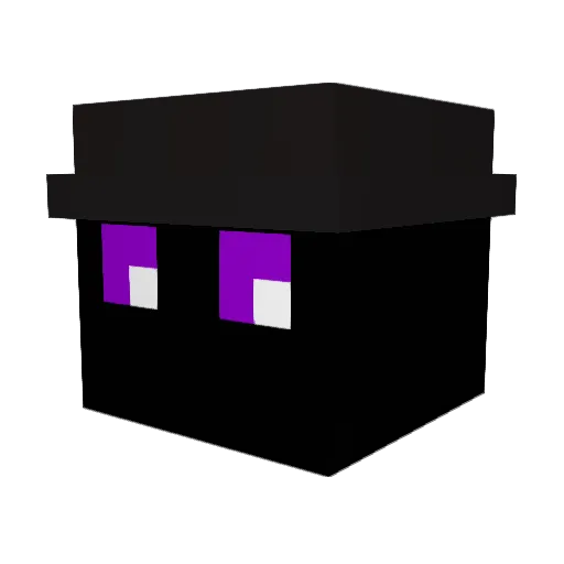 endygame Minecraft avatar head, 3D render