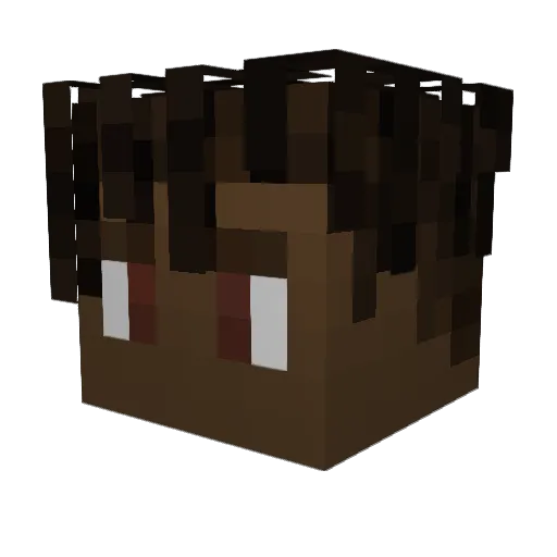 endygod Minecraft avatar head, 3D render