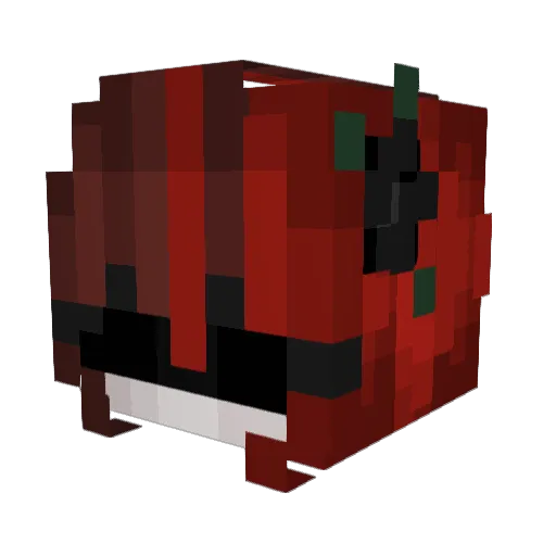 ene_1 Minecraft avatar head, 3D render