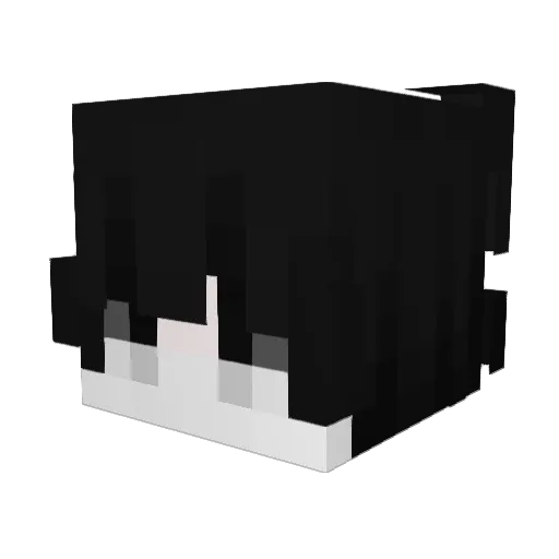 enemigos Minecraft avatar head, 3D render