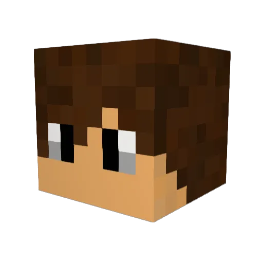 energu2015 Minecraft avatar head, 3D render