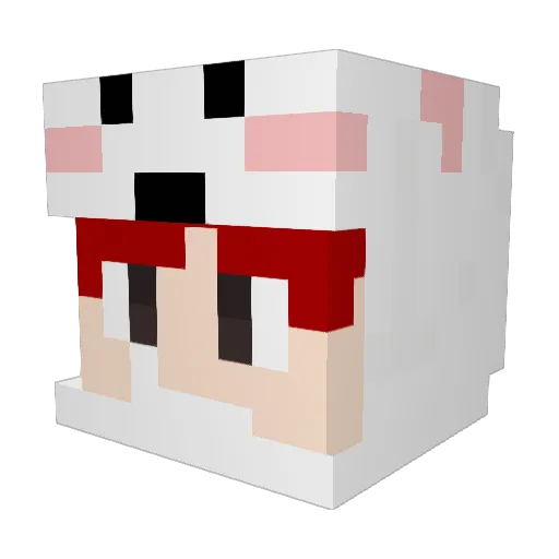 energy369 Minecraft avatar head, 3D render