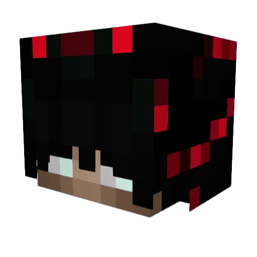 enes78 Minecraft avatar head, 3D render
