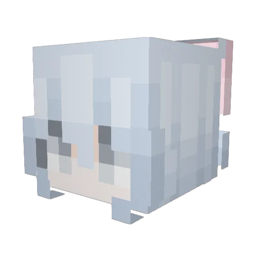 eng4004 Minecraft avatar head, 3D render