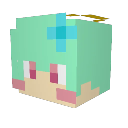 engel1004 Minecraft avatar head, 3D render