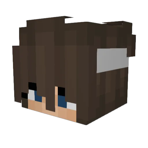 engelchxn Minecraft avatar head, 3D render