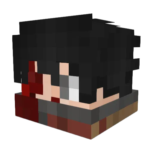 engiNickk Minecraft avatar head, 3D render