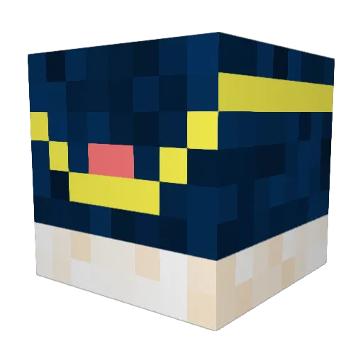 engieergaming Minecraft avatar head, 3D render