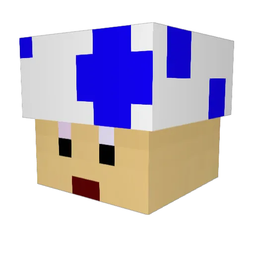 engine229 Minecraft avatar head, 3D render