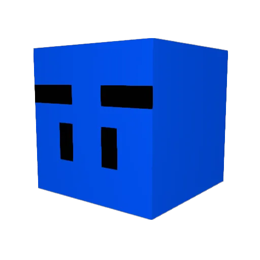 engis0722 Minecraft avatar head, 3D render