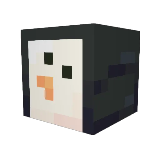 engyeon Minecraft avatar head, 3D render
