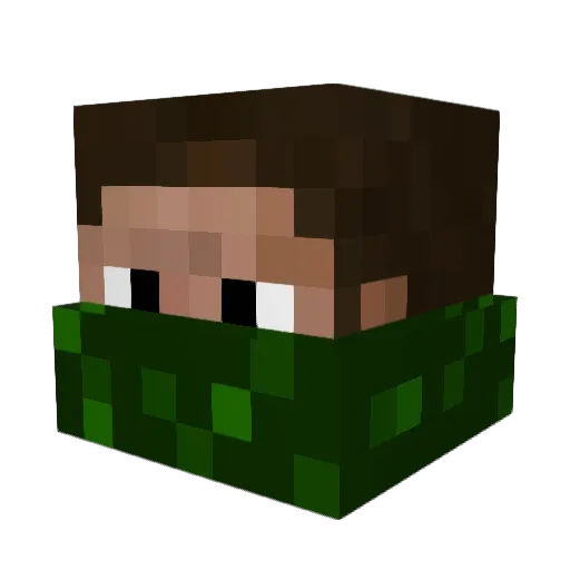 enight64 Minecraft avatar head, 3D render
