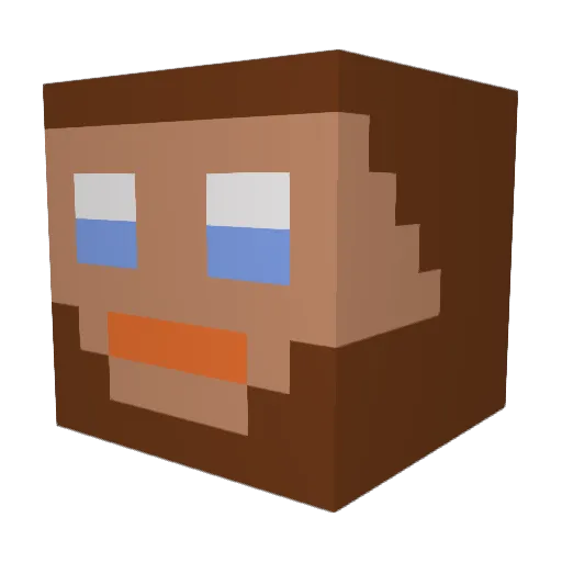 eniota16 Minecraft avatar head, 3D render