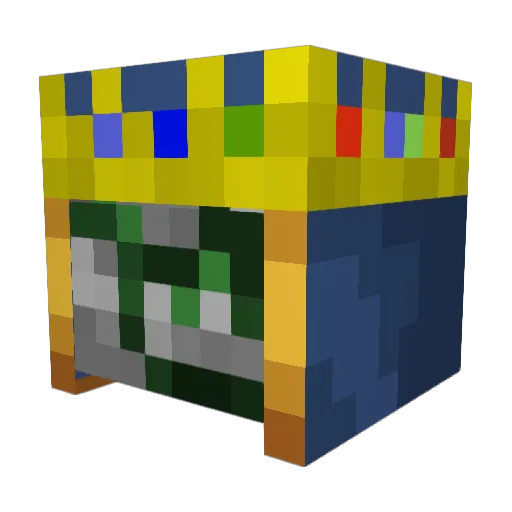 enjoyden Minecraft avatar head, 3D render