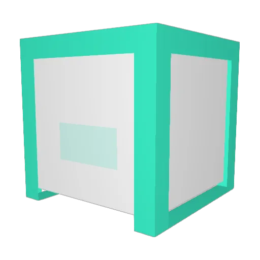 enjoysher Minecraft avatar head, 3D render