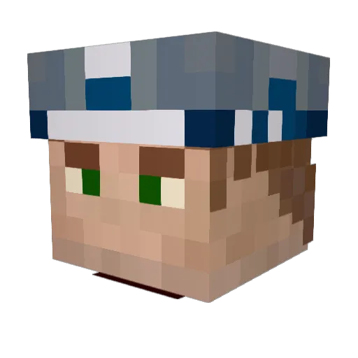enlightened643 Minecraft avatar head, 3D render