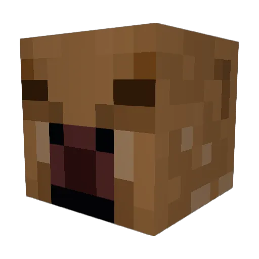 enlitengnom Minecraft avatar head, 3D render