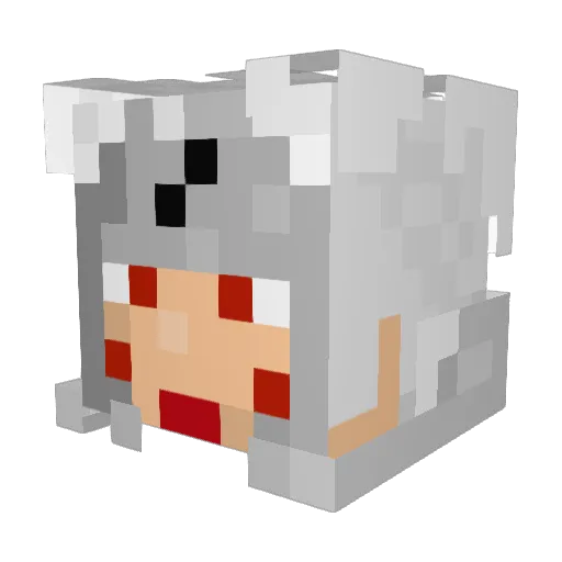 enma1932 Minecraft avatar head, 3D render