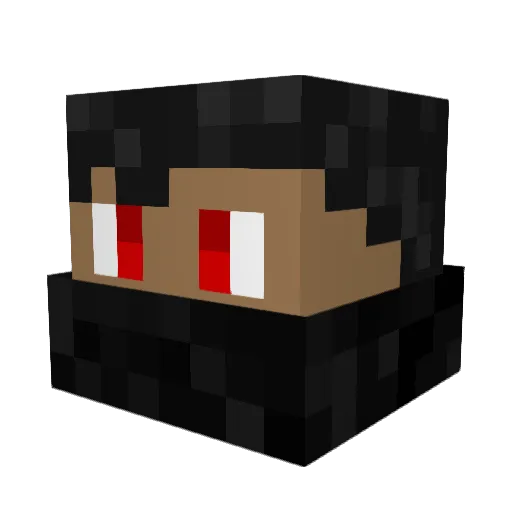 enmity707 Minecraft avatar head, 3D render
