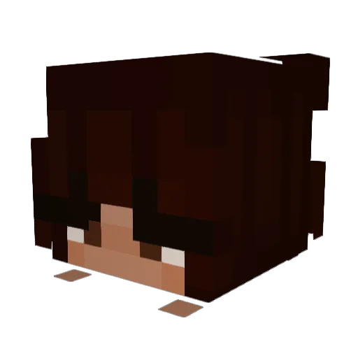 enn0111 Minecraft avatar head, 3D render