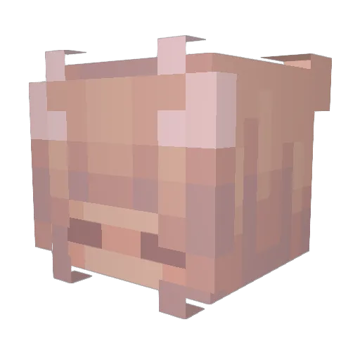 ennana_com Minecraft avatar head, 3D render