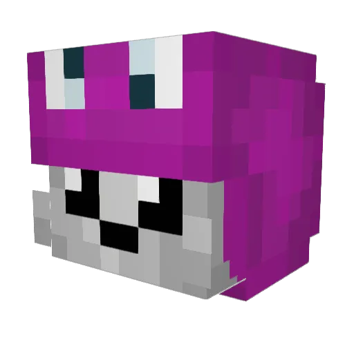 ennebal Minecraft avatar head, 3D render
