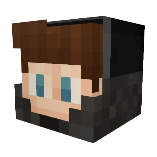 ennilp Minecraft avatar head, 3D render