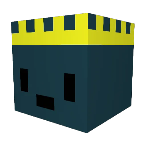 ennjee Minecraft avatar head, 3D render