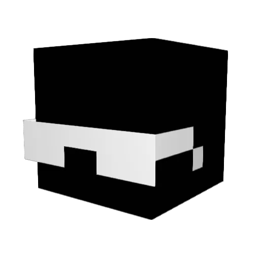 ennvo Minecraft avatar head, 3D render
