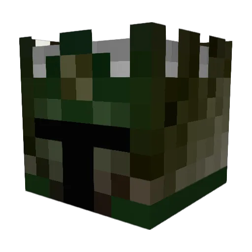 enochstamm Minecraft avatar head, 3D render