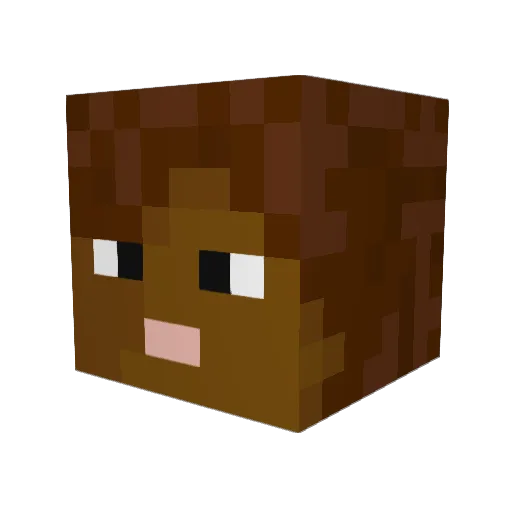 enor82 Minecraft avatar head, 3D render