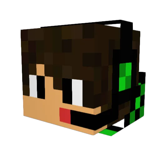 enoyan_ Minecraft avatar head, 3D render