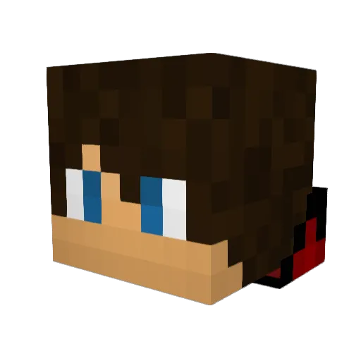 enpassant Minecraft avatar head, 3D render