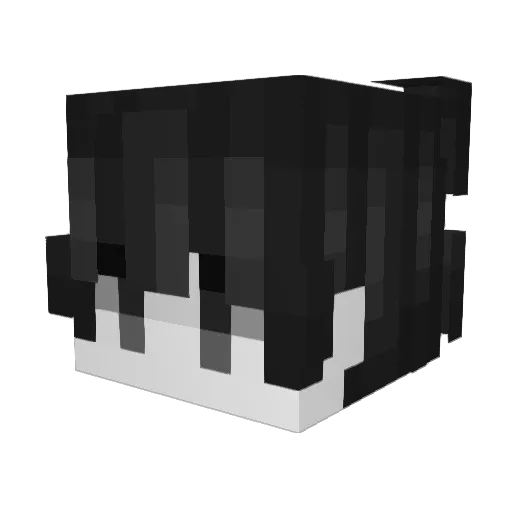 enqoy Minecraft avatar head, 3D render