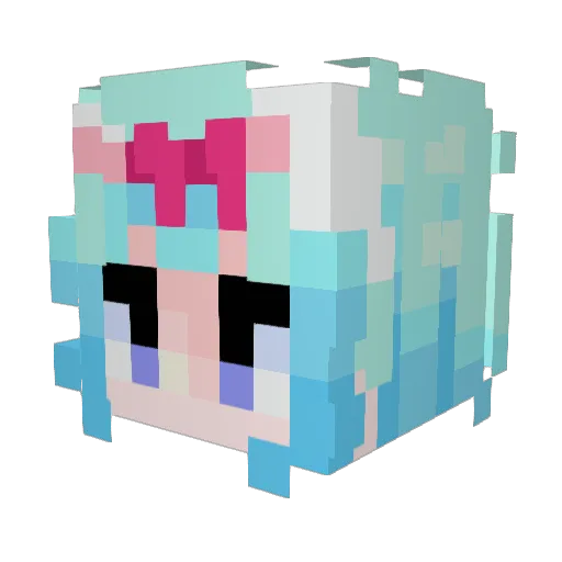 enricoms Minecraft avatar head, 3D render