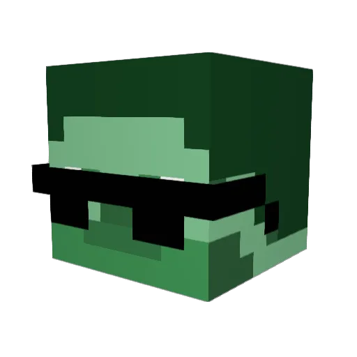 enriquecamozzi Minecraft avatar head, 3D render